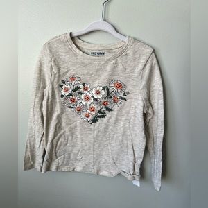 Old Navy Halloween Flowers long sleeve shirt